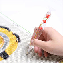 Afbeelding in Gallery-weergave laden, Premium Ergonomische Pen Diamond Painting Rode Bloemen