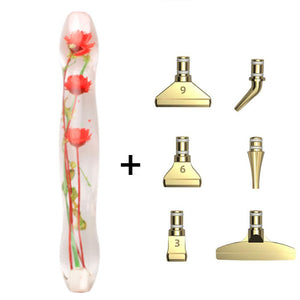 Premium Ergonomische Pen Diamond Painting Rode Bloemen