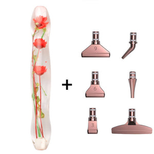 Premium Ergonomische Pen Diamond Painting Rode Bloemen
