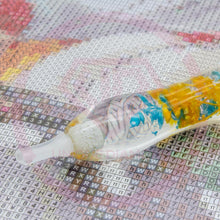 Afbeelding in Gallery-weergave laden, Premium ergonomische pen Diamond Painting Planten Turquoise Oranje