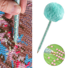 Afbeelding in Gallery-weergave laden, Glitterpen Diamond Painting met Pompon in 4 Kleuren Accessoire