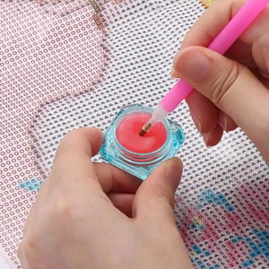 Kristallen Wax Box Diamond Painting met Wax Accessoires