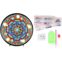 Afbeelding in Gallery-weergave laden, LED-lamp Diamond Painting Blauwe Mandala Ster