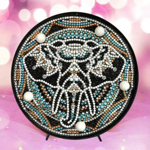 LED-lamp Diamond Painting Olifant
