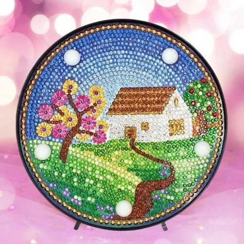 LED-lamp Diamond Painting Huis