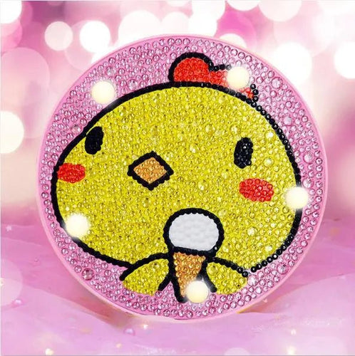LED-lamp Diamond Painting Kuiken