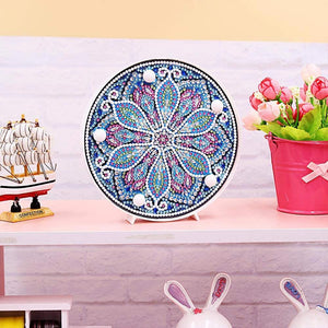 LED-lamp Diamond Painting Bloem Mandala