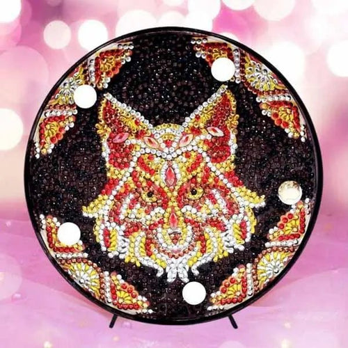 LED Lamp Diamond Painting Vos Mandala