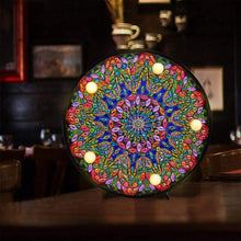 Afbeelding in Gallery-weergave laden, LED Licht Diamond Painting Groene Mandala