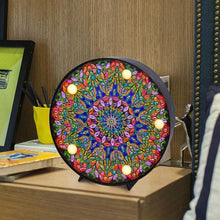 Afbeelding in Gallery-weergave laden, LED Licht Diamond Painting Groene Mandala