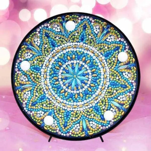 LED Lamp Diamond Painting Kristal Mandala