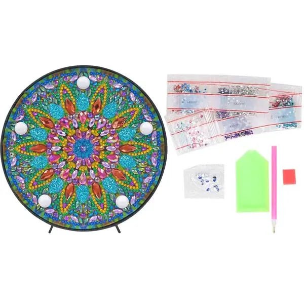 LED Lamp Diamond Painting Mandala Mix