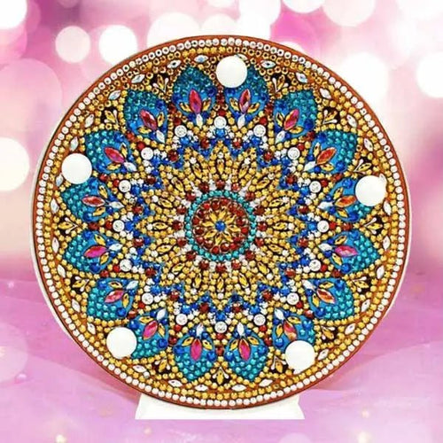 LED-lamp Diamond Painting Ster Mandala