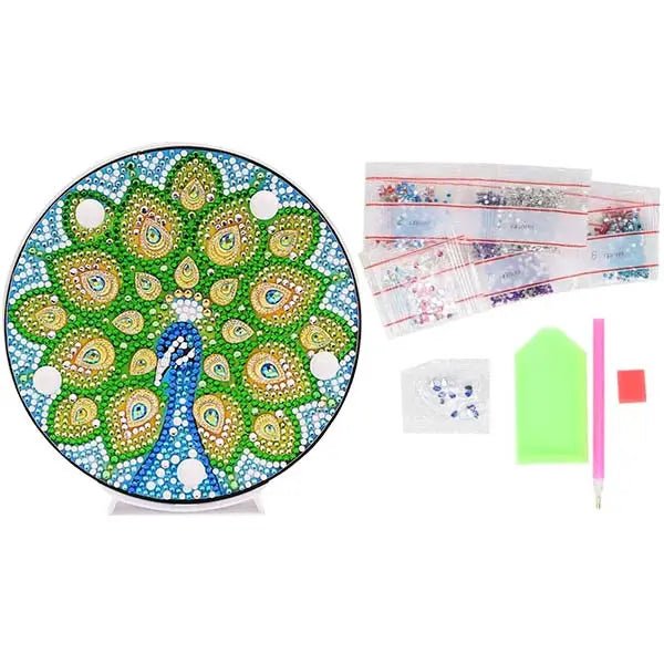 LED Licht Diamond Painting Pauw