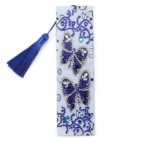Boekleggers Diamond Painting Blauwe Vlinders