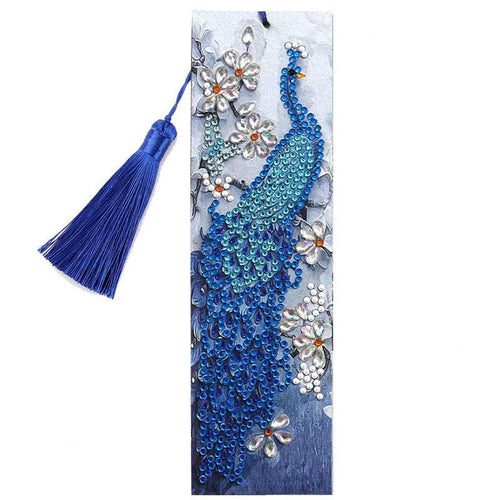 Boekleggers Diamond Painting Blauwe Pauw