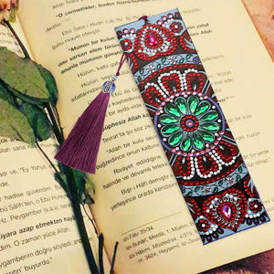 Diamond Painting Boekenleggers Bloem met Hart