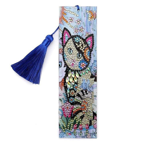 Boekenleggers Diamond Painting Kat
