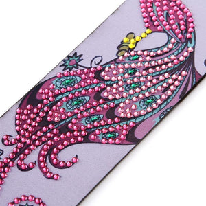 Diamond Art Boekenlegger Pauw