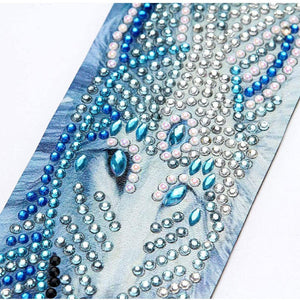 Diamond Painting Bladwijzer Wolf