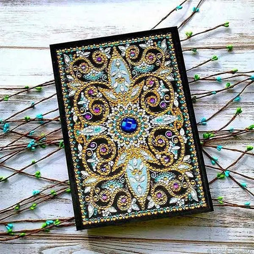 Diamond Painting Boek Blauw Oog