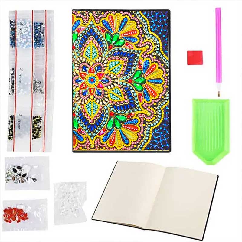 Diamond Painting Notitieboek Ontwerp Bloem