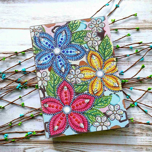 Cahier Diamond Painting Design Bloemen