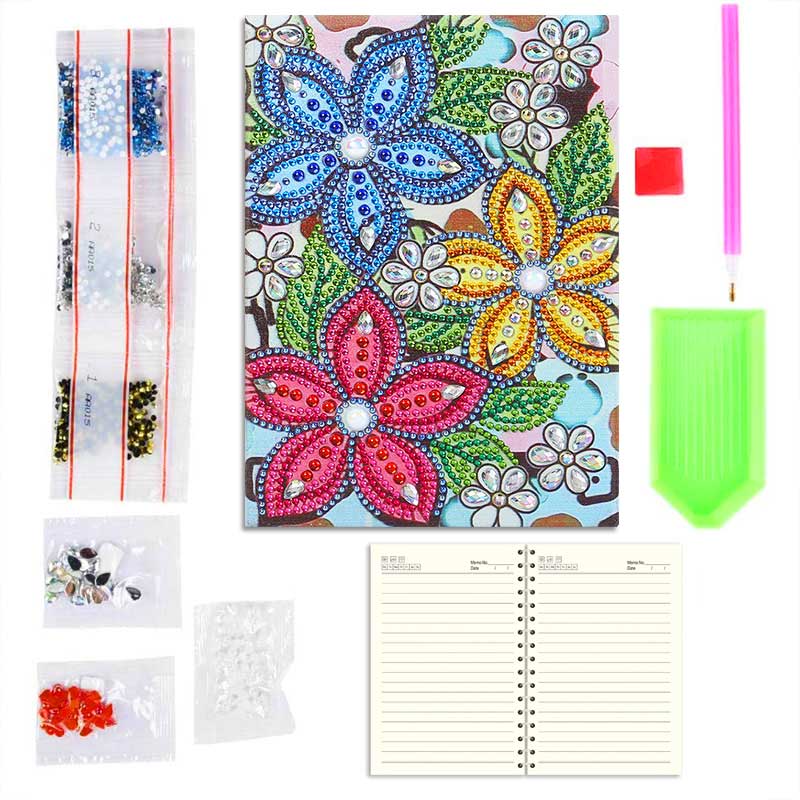 Diamond Painting Boek Bloemontwerp