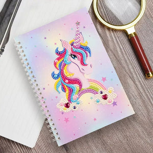 Diamond Painting Boek Roze Eenhoorn