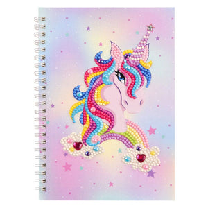 Diamond Painting Boek Roze Eenhoorn