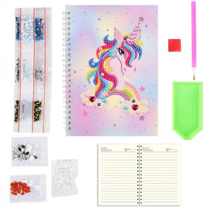 Diamond Painting Boek Roze Eenhoorn