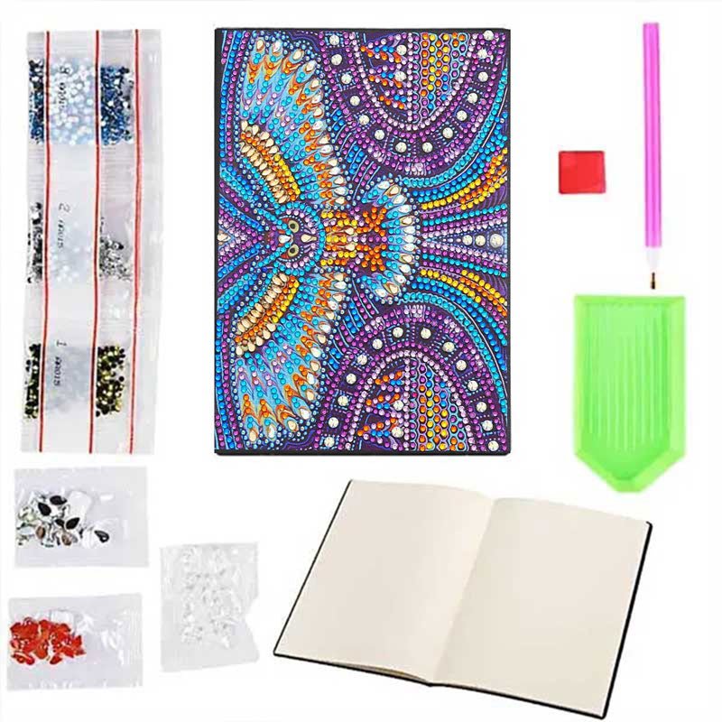 Diamond Painting boek met Uil