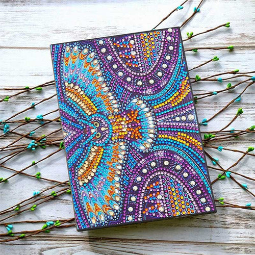 Diamond Painting-boek met Uil