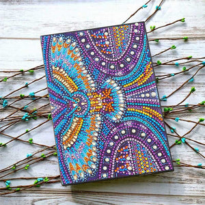 Diamond Painting-boek met Uil