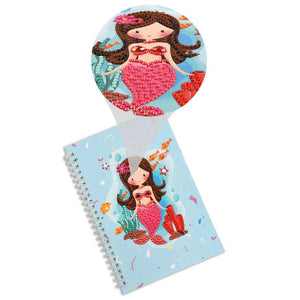 Diamond Painting Boek Lichtblauwe Zeemeermin