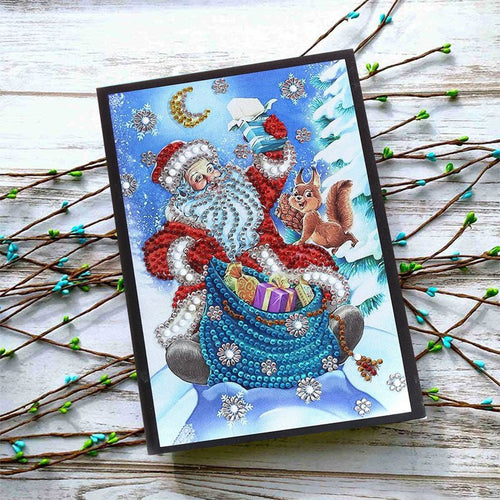 Diamond Painting Boek Kerstman