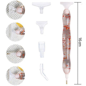 Premium Diamond Painting Ergonomische Pen Gouden Blad Accessoire