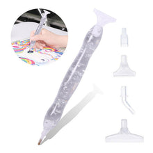 Afbeelding in Gallery-weergave laden, Premium Diamond Painting Ergonomische Pen Zilverblad Accessoire