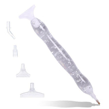 Afbeelding in Gallery-weergave laden, Premium Diamond Painting Ergonomische Pen Zilverblad Accessoire