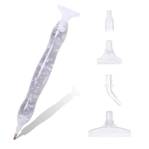 Ergonomische Premium Diamond Painting Pen Zilver Blad Accessoire