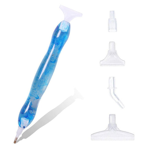 Ergonomische Premium Diamond Painting Pen Blauw Accessoire