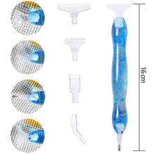 Afbeelding in Gallery-weergave laden, Premium Diamond Painting Ergonomische Pen Blauw Accessoire
