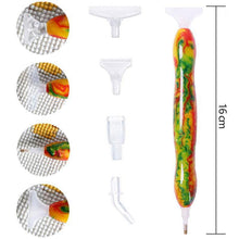 Afbeelding in Gallery-weergave laden, Premium Diamond Painting Ergonomische Pen Groen Accessoire