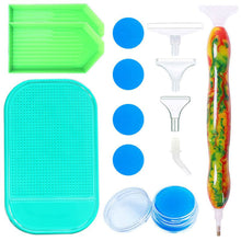 Afbeelding in Gallery-weergave laden, Premium Diamond Painting Ergonomische Pen Groen Accessoire