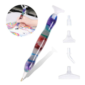 Premium Diamond Painting Pen Ergonomisch Paars/Rood Accessoire