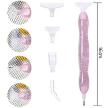 Afbeelding in Gallery-weergave laden, Premium Diamond Painting Ergonomische Pen Glitter Roze 5 Varianten