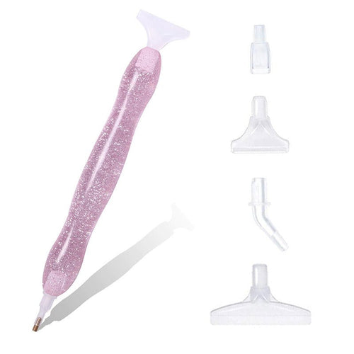 Premium Diamond Painting Ergonomische Pen Glitters Roze 5 Varianten