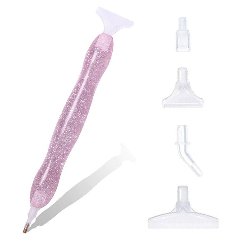 Premium Diamond Painting Ergonomische Pen Glitters Roze 5 Varianten