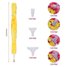 Afbeelding in Gallery-weergave laden, Premium Diamond Painting Pen Ergonomisch Gele Golf