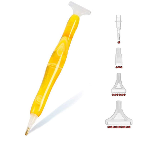 Premium Diamond Painting Pen Ergonomisch Gele Golf